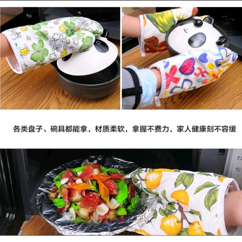 XL. Sarung tangan anti panas dapur lap tangan oven bagus Alat 3