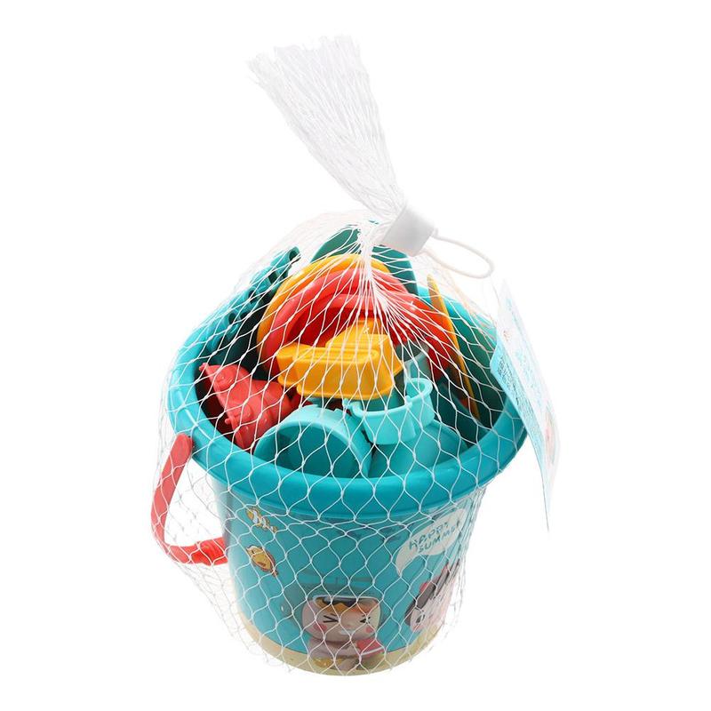 Product Introduction of Travel Beach Toys  Beach Toys Set With Sand Rake Watering Can Bucket Shovels Rakes Models Play Tools 31