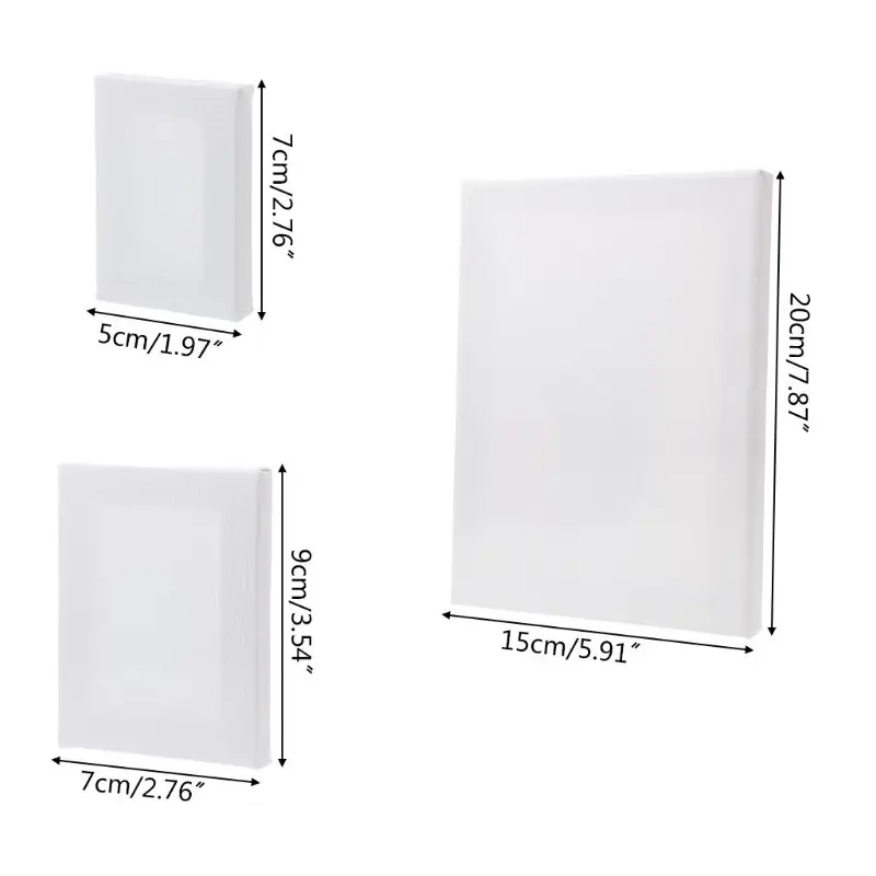 Mini Stretched Artists Canvas Small Art Board Acrylic/Oil Paint Mini Blank Canvas