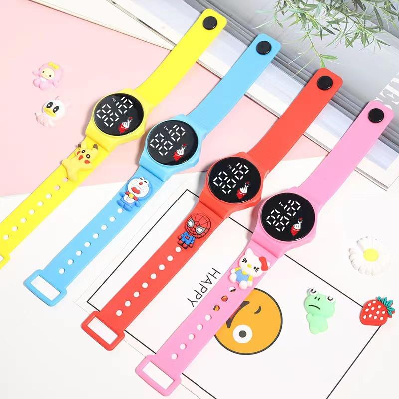 Đồng Hồ Điện Tử Trẻ Em, LED Mới, Cảm Ứng Hoạt Hình, Không Thấm Nước, Thích Hợp Cho Học Sinh, Đồng Hồ Vòng Đeo Tay 8