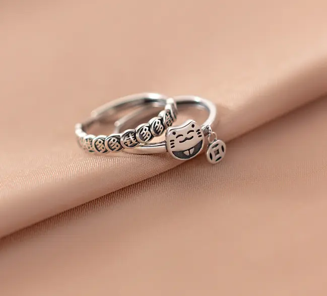 Nhẫn mèo kim tiền, nhẫn may mắn