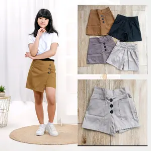 Rok celana anak perempuan usia 1- 12 tahun Katun