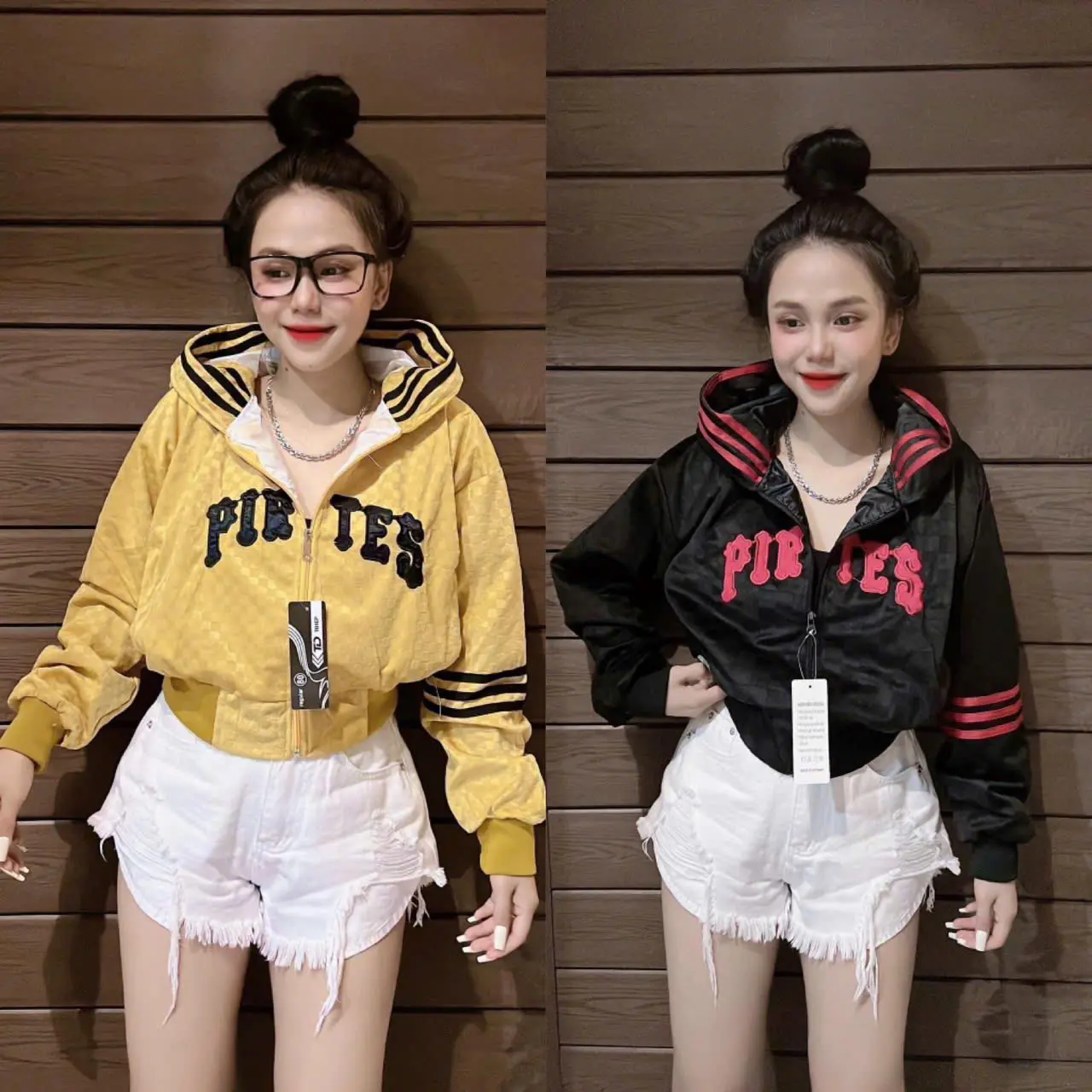 Áo Khoác Nhung Ô Vuông PIRTES - Hằng CloThing Jacket Top