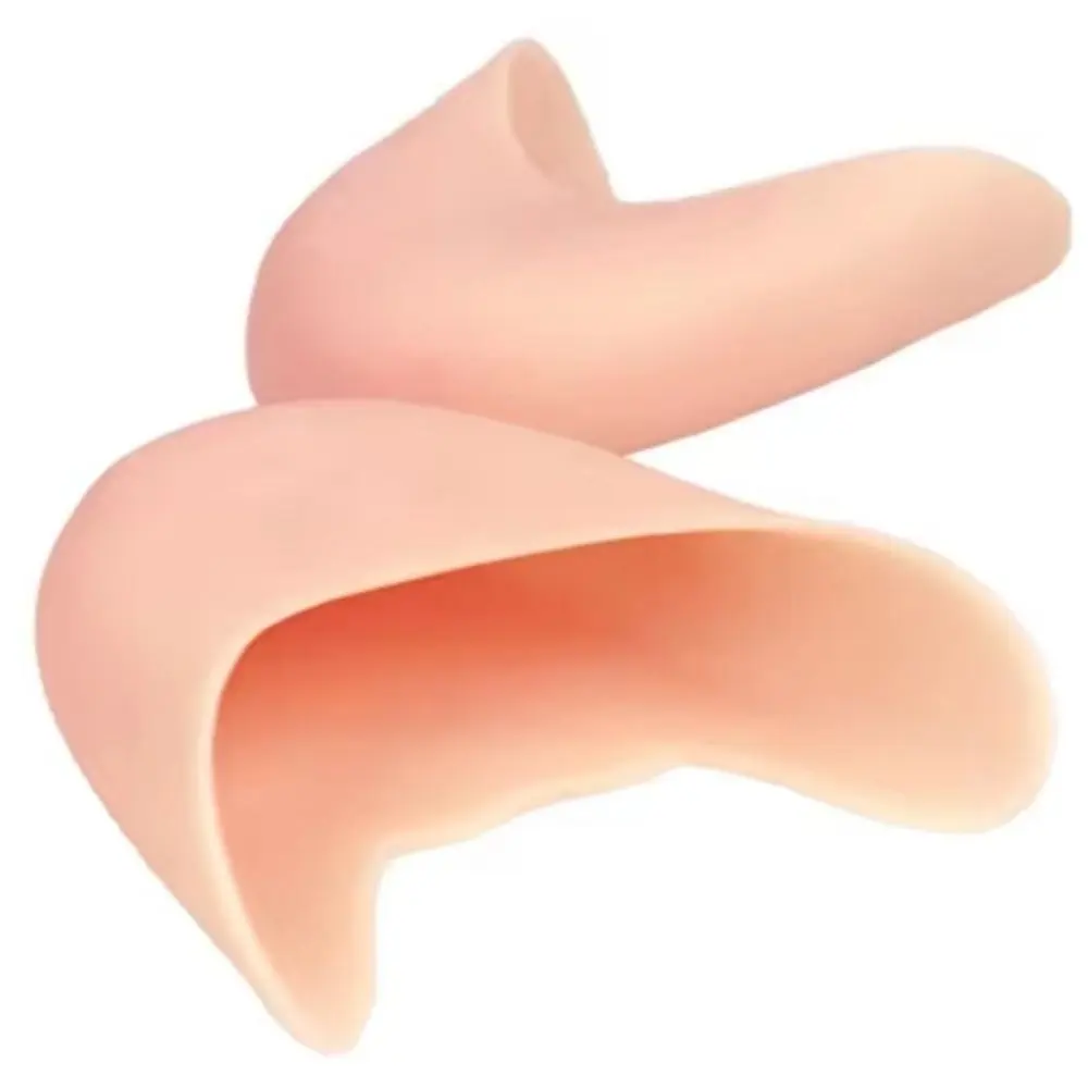 Comfortable Silicone Ballet Toe Pads Soft Material Cushion Topper Shoes Toe Protector Foot Care Pointe Shoes Toe Cap Cover Adults Children