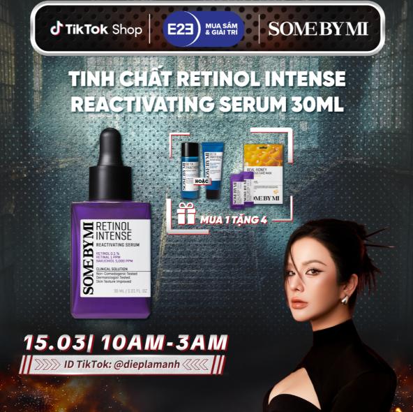[DIỆP LÂM ANH][Qùa tặng 1 kem dưỡng B5 20ml hoặc 1 toner b5 30ml+ 2 kem mắt retinol 1ml+ 1 real mask] Some By Mi Tinh chất Retinol Intense Reactivating Serum 30ml