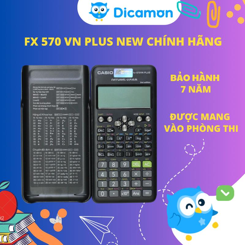 Máy tính Casio FX 570 VN PLUS NEW 2nd Edition chính hãng - bảo hành 7 năm
