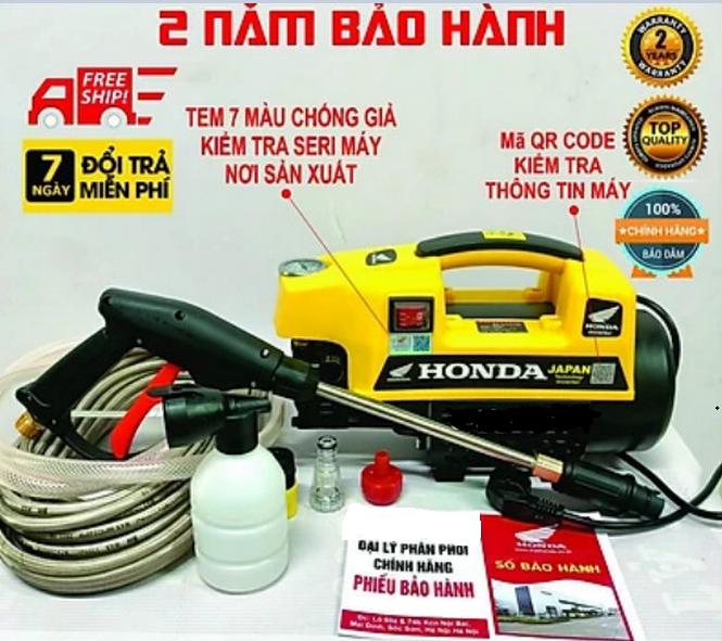 Máy rửa xe honda siêu khỏe 3500w Máy xịt rửa mini cap áp cho gia đình rửa ô tô xe máy mayrua  xeloidong