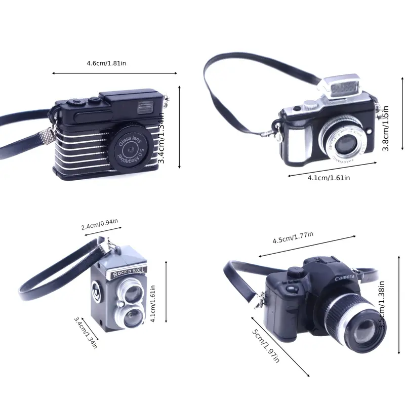 Mini Camera Model, Mini Simulation Camera Model, Mini Home Decoration Ornament, Pocket Camera Model for Home Decor, Home Decor Supplies 1
