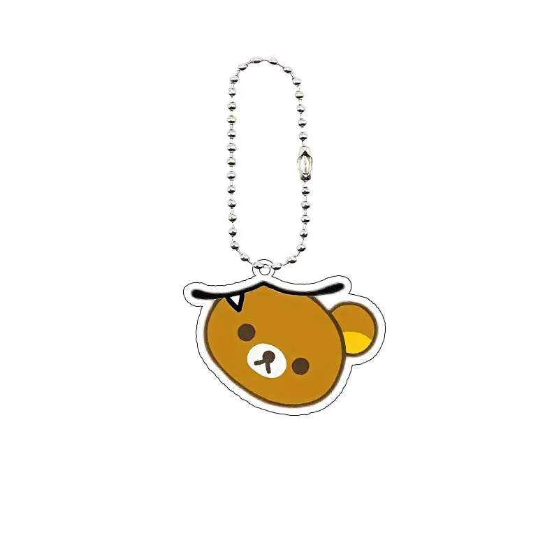 Kawaii Hello Kitty Rilakkuma Anime Creative Acrylic Cartoon Key Chain ...