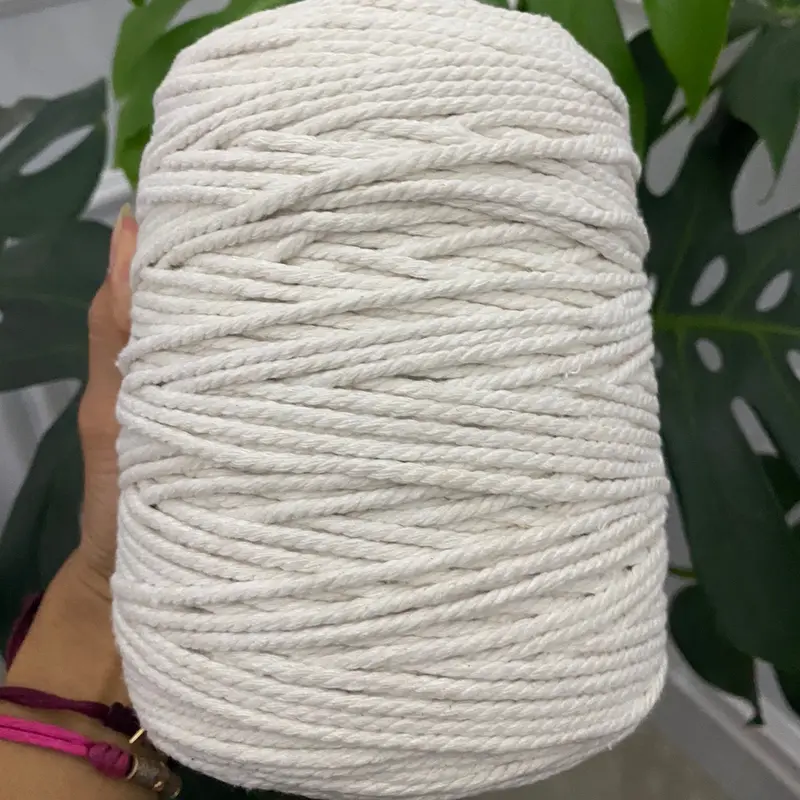 Tali Macrame Warna Natural Berat  1kg 2