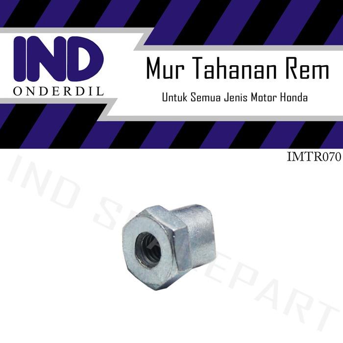 Gambar IND Onderdil Mur-Nut Tahanan-Tiang Rem Grand/Win/Karisma/Revo/Blade/Supra/Beat/Scoopy/Vario/GL Pro - Sesuai dengan gambar, Standar dari IND Onderdil Kota Bandung Tokopedia