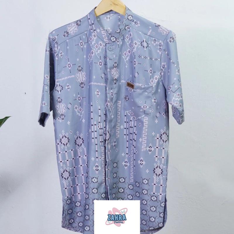 Product Introduction of set couple family motif malika koko dewasa gamis dewasa koko anak gamis anak Keluarga Muslim Mewah Ibu Wanita Pasangan Biru Hijau Panjang 12