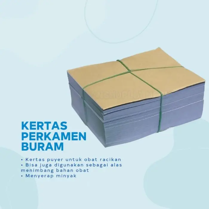 kertas pembungkus obat / Kertas perkamen/ kertas Puyer Pembungkus obat