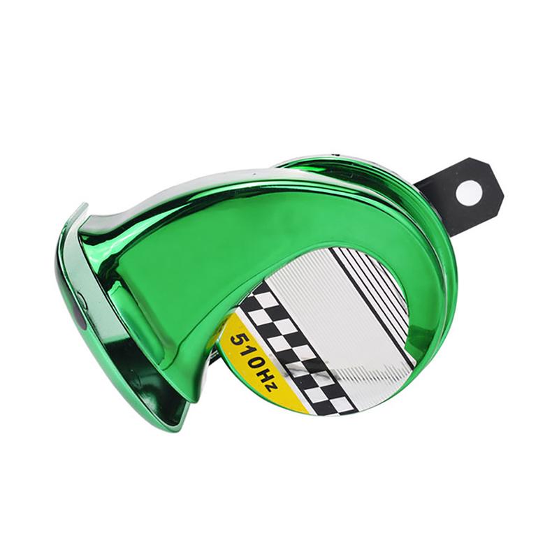 Product Introduction of Universal 12V DC Motorcycle Car Horn Loud Pressure Klaxon Speaker Waterproof 130db Snail Cry Air Horn for Car Motorcycle Clarion 9