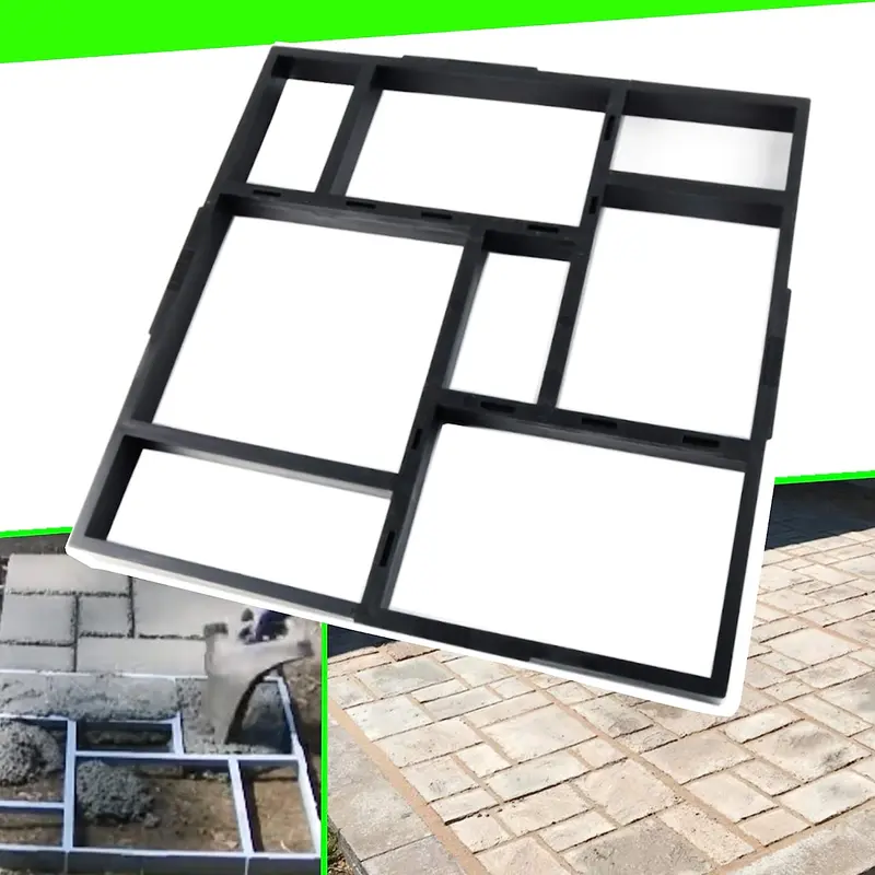 Cetakan Paving Block Untuk Teras Taman Mudah dan Prakis Bahan Plastik ABS 6
