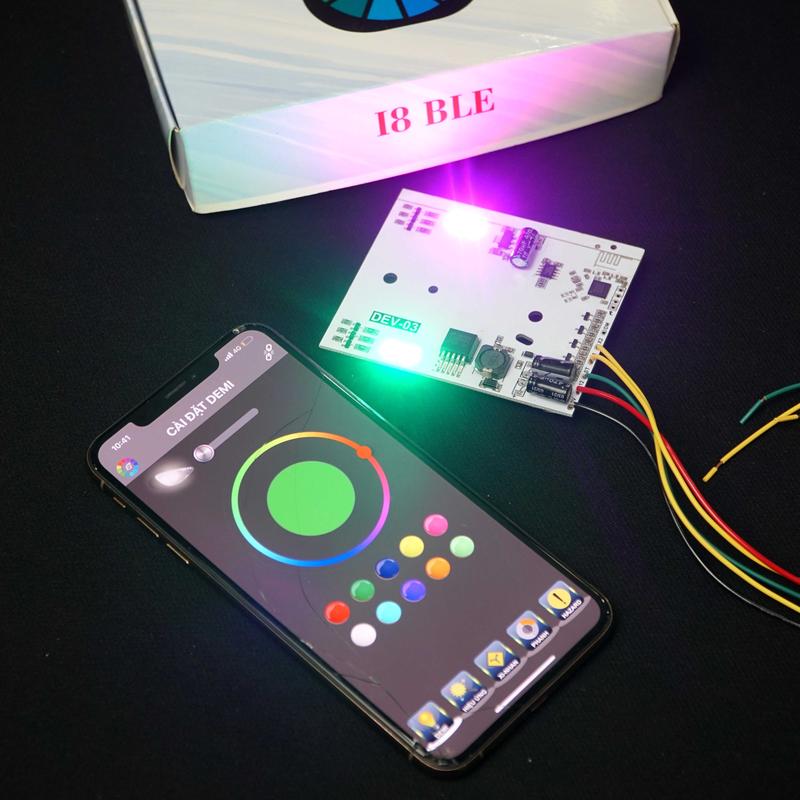 Mạch Led Audi i8 gắn Demi dành cho Exciter 155 lắp như zin