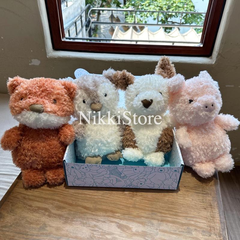 LikeAuth Gấu Bông JELLYCAT Thú Bông Jellycat Cún Cáo,Cú Mèo,Chim Cánh Cụt... size 30cm siêu dễ thương jellycats size Toy Đồ Chơi Phát Nhạc