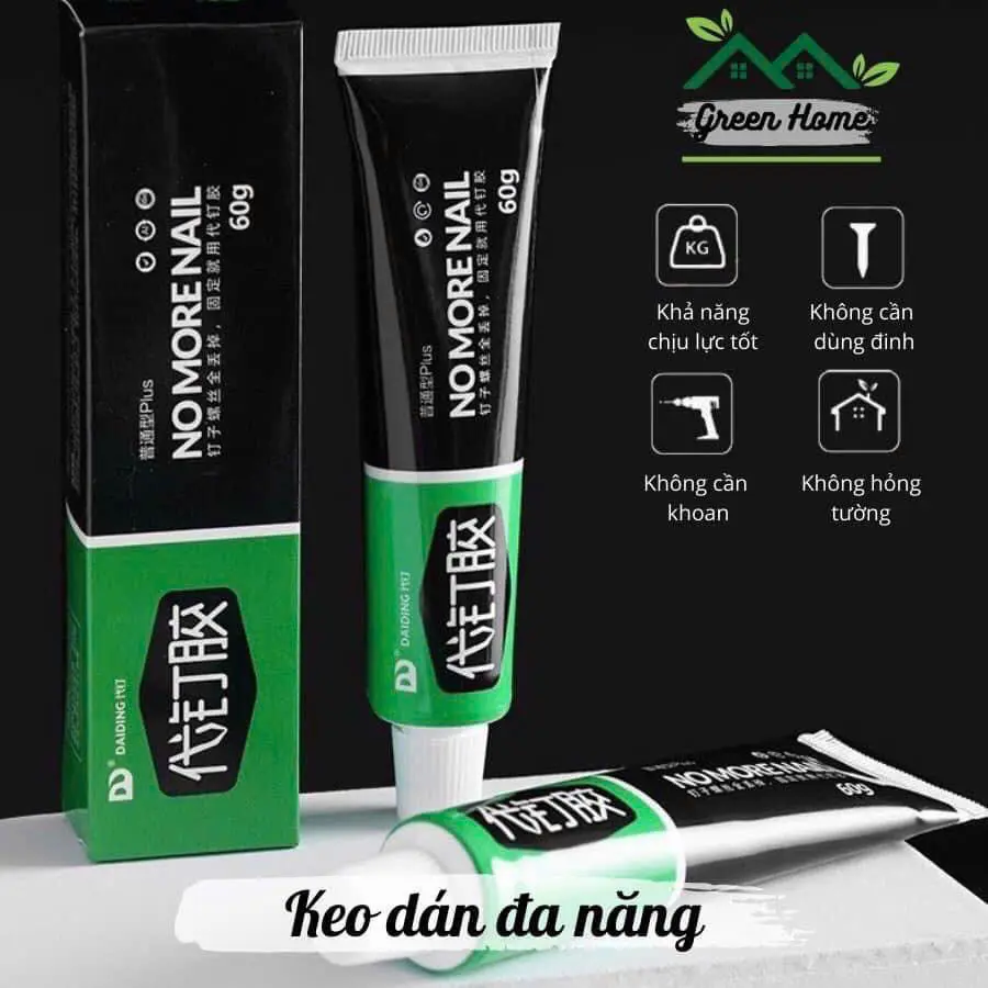 Keo Dán Đa Năng Siêu Dính, Siêu Bền NOMORENAIL tuýp 60gr