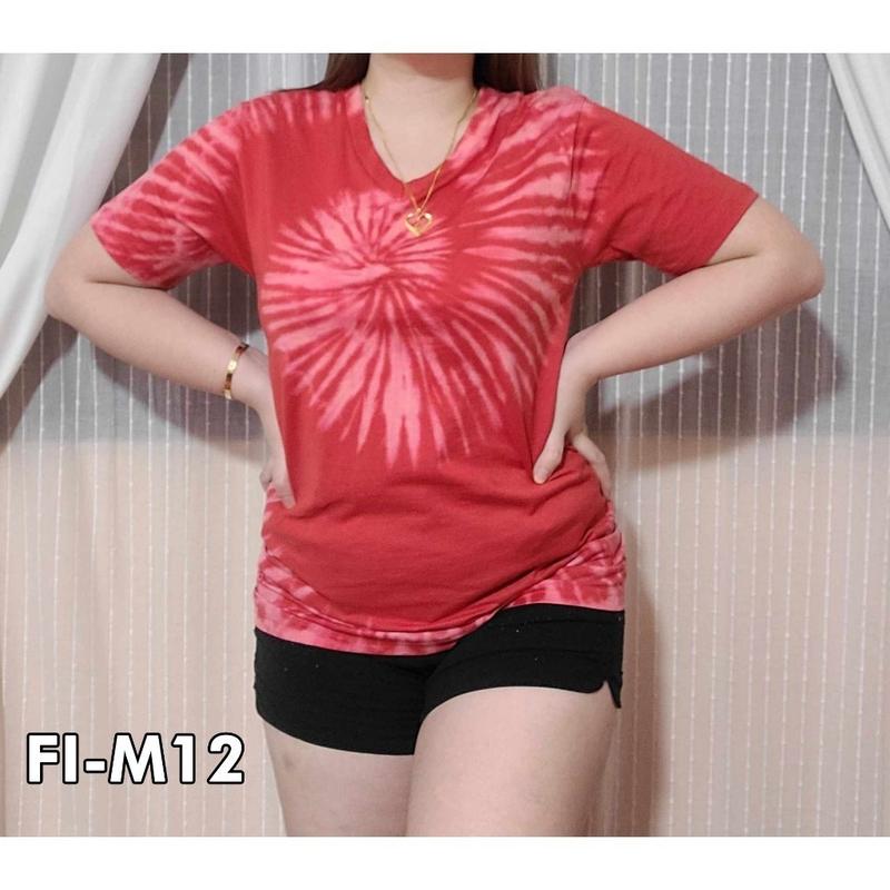 Product Introduction of New 3D Tie-dye Shirt Crew Neck 2024 Women's New Casual Comfort T-shirt Top 24
