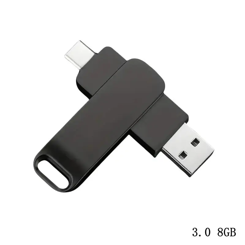512GB Dual Interface USB Flash Drive, Type C USB 3.0 Flash Drive, High Speed Data Transmission Flash Drive for Mobile Phone & Computer