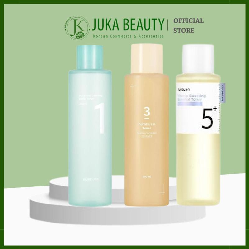  Nước hoa hồng Numbuzin Super Glowing Essence Toner No.3 No.1 No.4 No.5 Pure Full Calming Herb Toner 