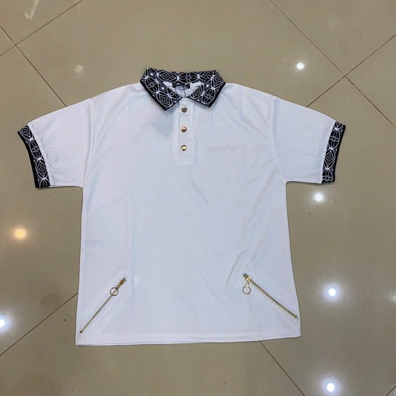 Áo polo THỔ CẨM bo cổ và bo tay phối khoá góc áo quá chất. 5