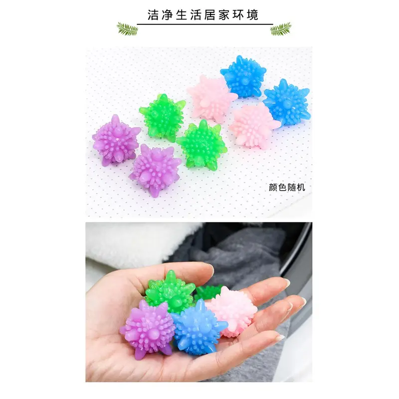 Bóng Giặt Quần Áo - Bóng Giặt Sinh Học - Bóng Gai Giặt Đồ Thông Minh Chống Nhăn [ Hỏa Tốc HCM ] 6