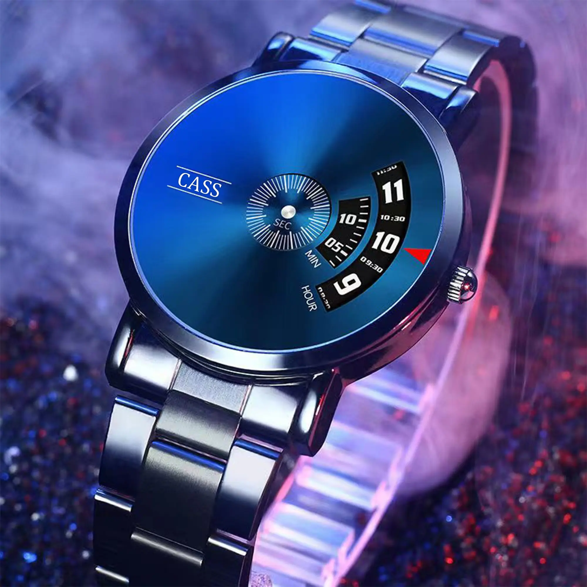 CASS JAM TANGAN PRIA ORIGINAL ULTRA WATERPROOF BARU -THIN THIN FASHION PRIA BESAR DIAL KUARSA LEDAKAN SIARAN LANGSUNG