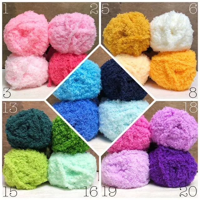 Benang Rajut Handuk ( Bon-bon ) labubu crochet