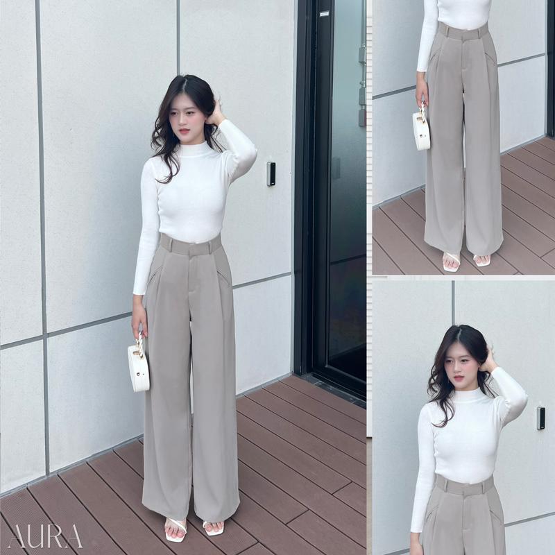 Product Introduction of [Giá Mở Bán] Quần ống suông nữ thiết kế cao cấp với chất vải Mango mềm mịn A17 Ong Women 2