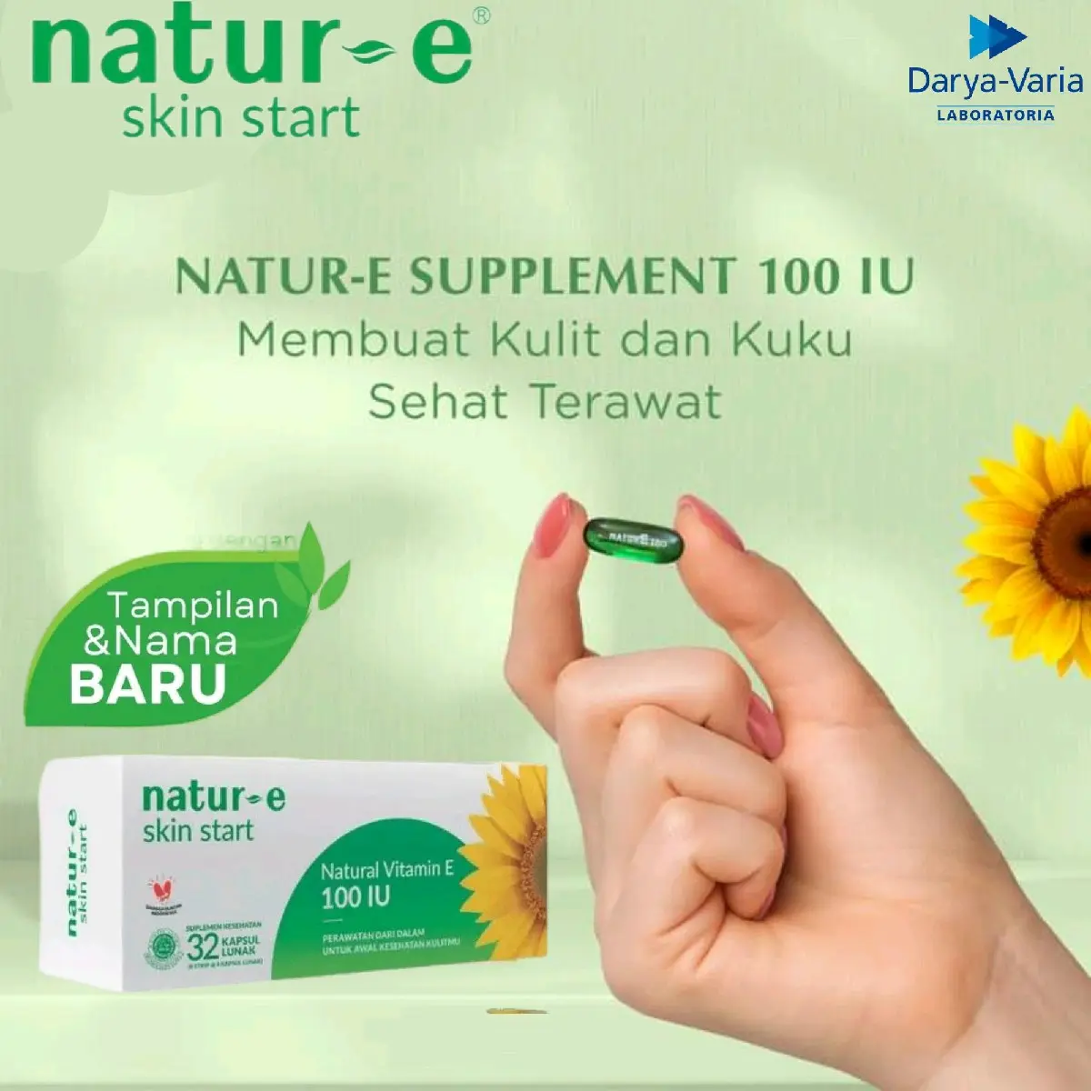 Natur E Hijau 100 IU Soft Capsule 32'S