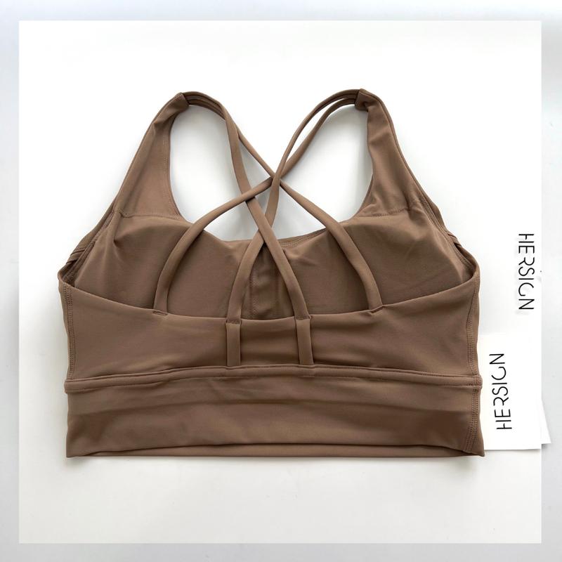 Product Introduction of Áo bra tập gym nữ Áo thể thao nữ tập yoga dây chéo lưng cao cấp HERSIGN-BRA34 16