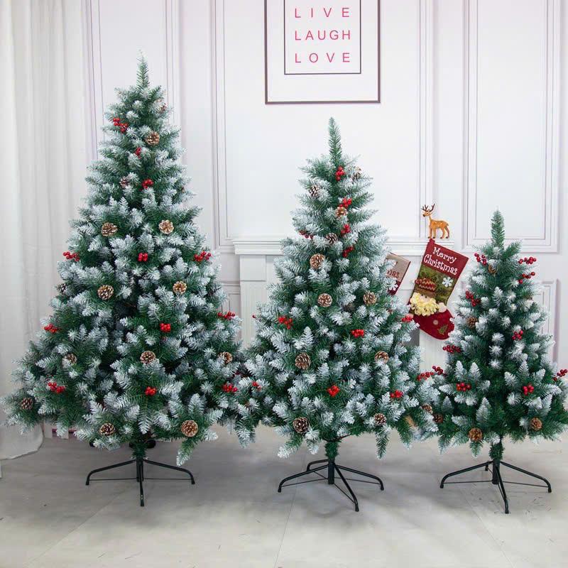  Cây Thông Noel Tán Dày có Tuyết Full Trang Trí 1m5 1m8 2m1 Đồ Trang Trí 2025 Cây Thông Giáng Sinh Mẫu Mới Kèm Phụ Kiện Chất Liệu Sắt PVC Phong Cách Lễ Hội Noel 