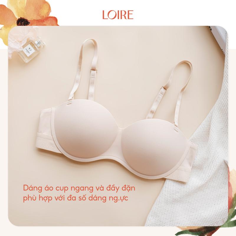 Áo Lót Cup Ngang  Đệm Vừa Gom Và Nâng v1 Ngực Loirechic BRNC184 không gọng