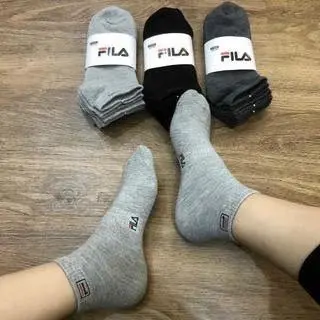 Tất combo 5 đôi tất cotton đi cả ngày không lo hôi chân kháng khuẩn cao cấp, không lo bài xù.  Có 3 màu đen trắng xám giá cực tốt.