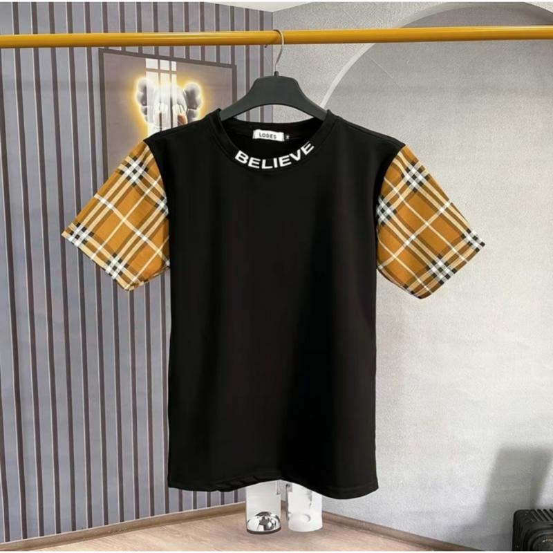 Áo thun nam Hàn Quốc vải cotton co dãn phối chữ trẻ trung thương hiệu mẫu mới chuẩn form PVT FASHION 2