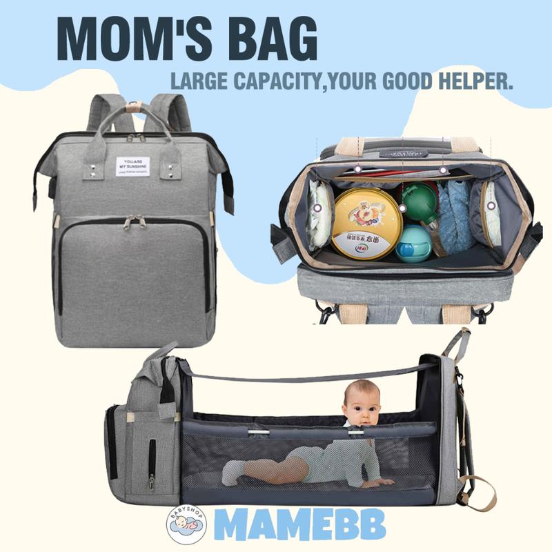 Multifunctional Mommy Maternity Bag Portable Foldable Nappy Backpack ...