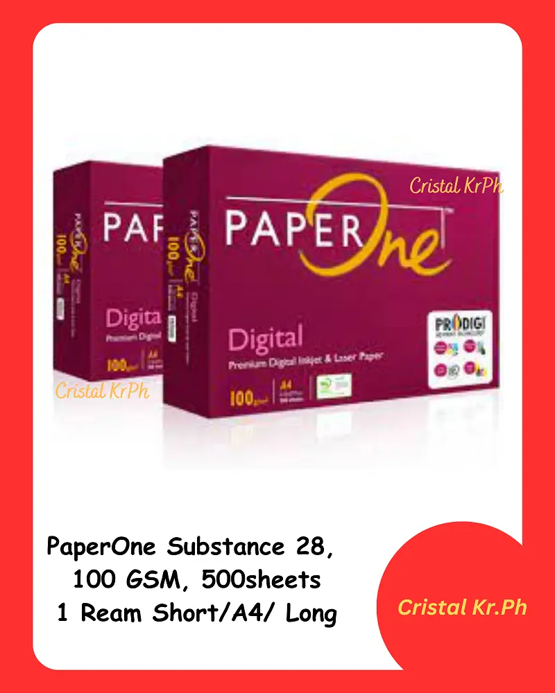 PaperOne Substance 28, 100 GSM, 1 Ream Short/A4/ Long - TikTok Shop ...