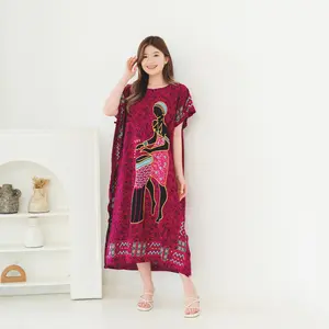 Daster kekininan Lowo Kelelawar Vol. 9 AFRICAN Daster Tidur Rumah bahan Rayon Bali Arnisa