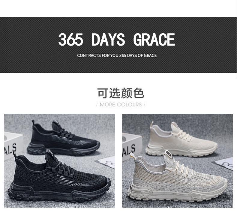 Product Introduction of Giày Flyknit Lưới Nam, Nhẹ Và Mềm, Đế Mềm, Thoáng Khí, Thích Hợp Cho Mùa Hè, Giày Thể Thao, Phong Cách Sinh Viên, Thoải Mái, Không Trơn Trượt, Giày Thường Ngày, Hàng Mới Về, 2024 4