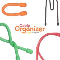 Gambar Pengikat Kabel Octagoods Twist Tie Cable Organizer Karet Silicone Reusable - 4inci (10cm) dari Octagoods Official Kota Administrasi Jakarta Barat 4 Tokopedia