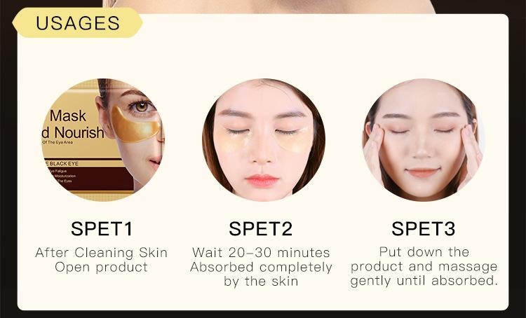 Product Introduction of ZOZU Gold Eye Mask Hydrating Nourishing Anti-Wrinkle Eye Mask 11