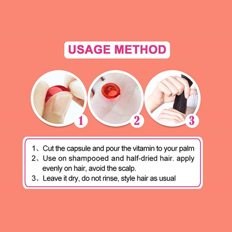 Product Introduction of Hair Vitamin Repair Damaged Hair Essence 40 Capsules Z2N0 R0V5 Haircare Comfort 23