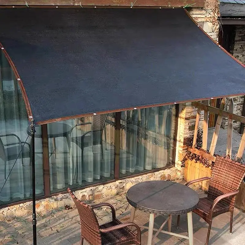 65% Black Shade Cloth, Durable Mesh Tarp with Grommets, Garden Sunblock Shade Cloth for Plants Cover, Greenhouse, Barns Kennel, Patio, Tomatoes 4
