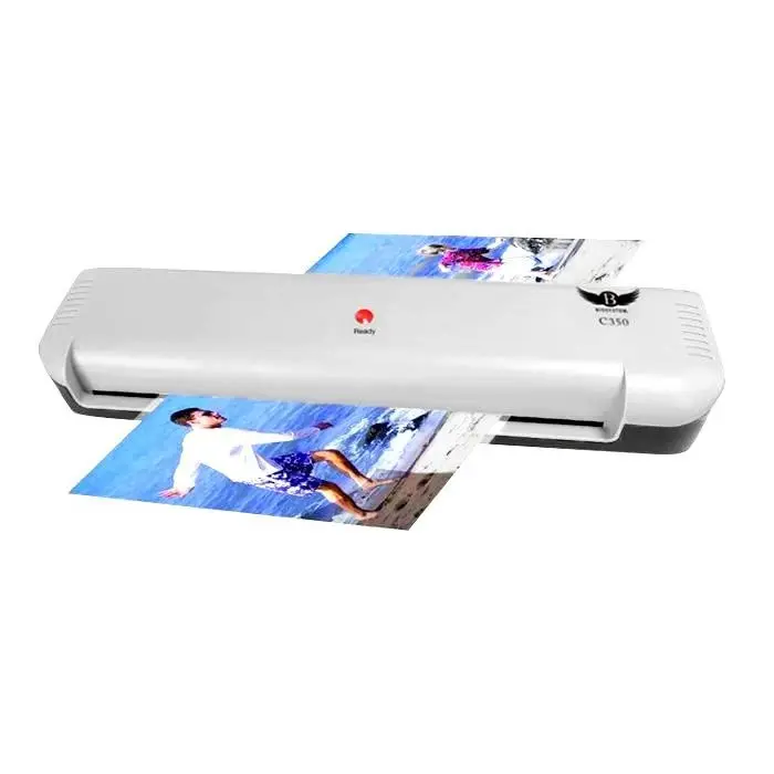 Biosystem C250 | C350 Laminator. Temperature Sensor. Reverse Button. Resistance Foot Pad. 1 Year Warranty.