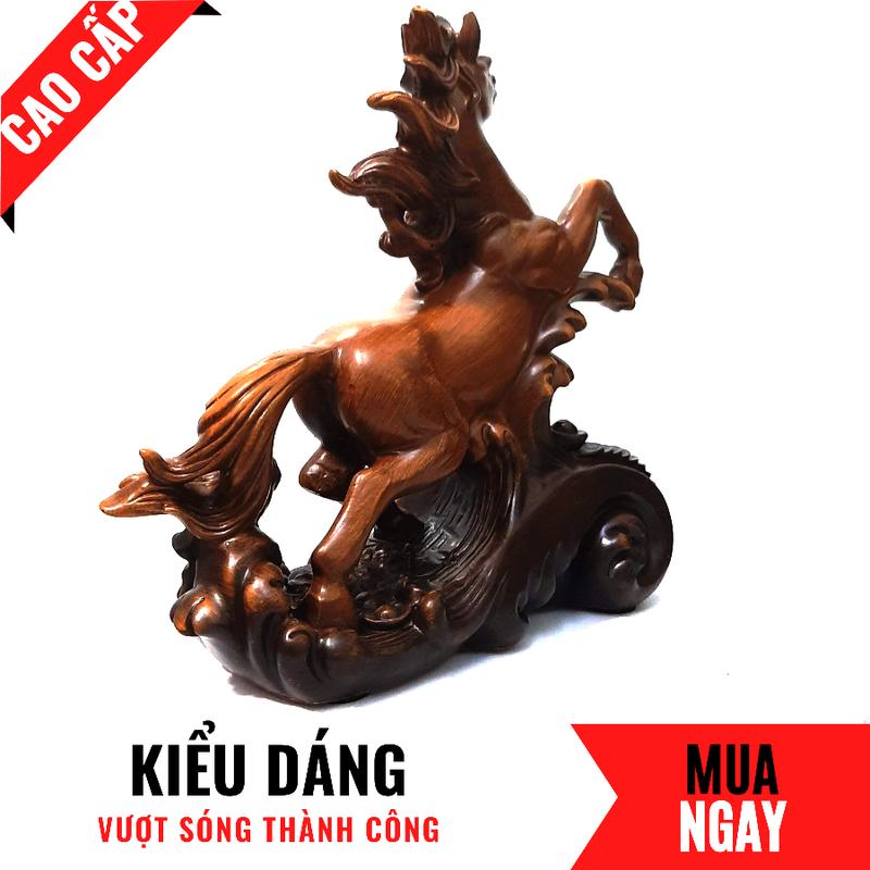 Tượng Ngựa Nhất Mã Phi Thiên Trang Trí Phong Thủy Cao 22cm 3