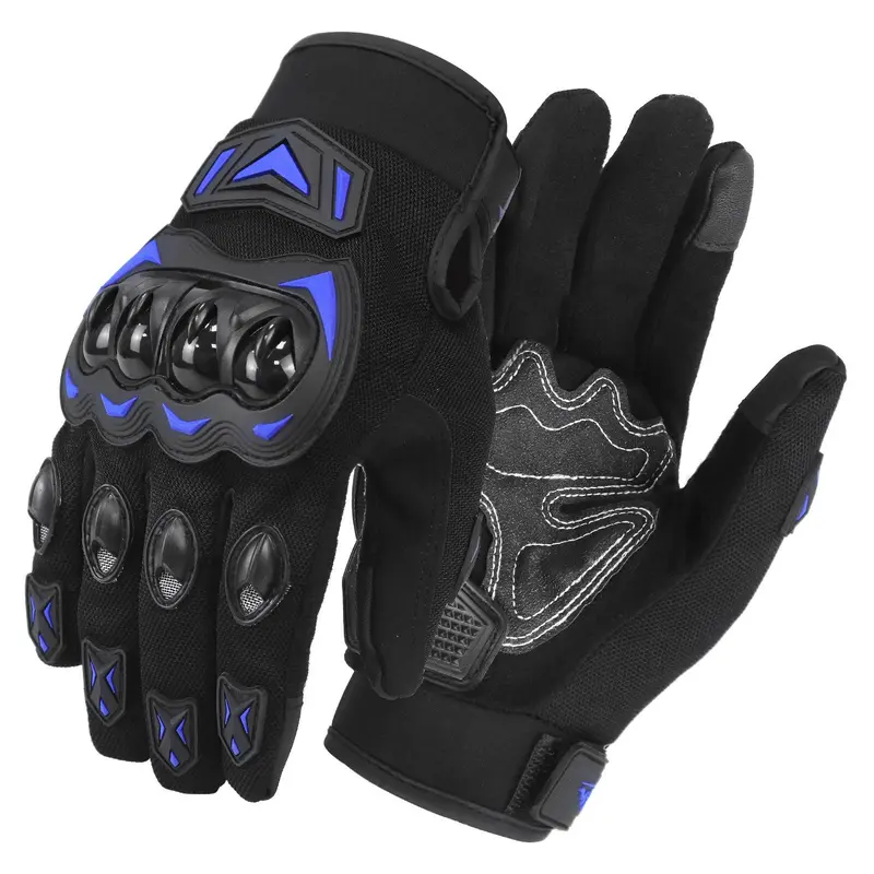 Motorcycle Riding Gloves, 1 Set Breathable & Wear-resistant Motorcycle Gloves, Touch Screen Gloves for Men & Women, Motorbike Motorcycle Accessories, Tactical Windproof 7