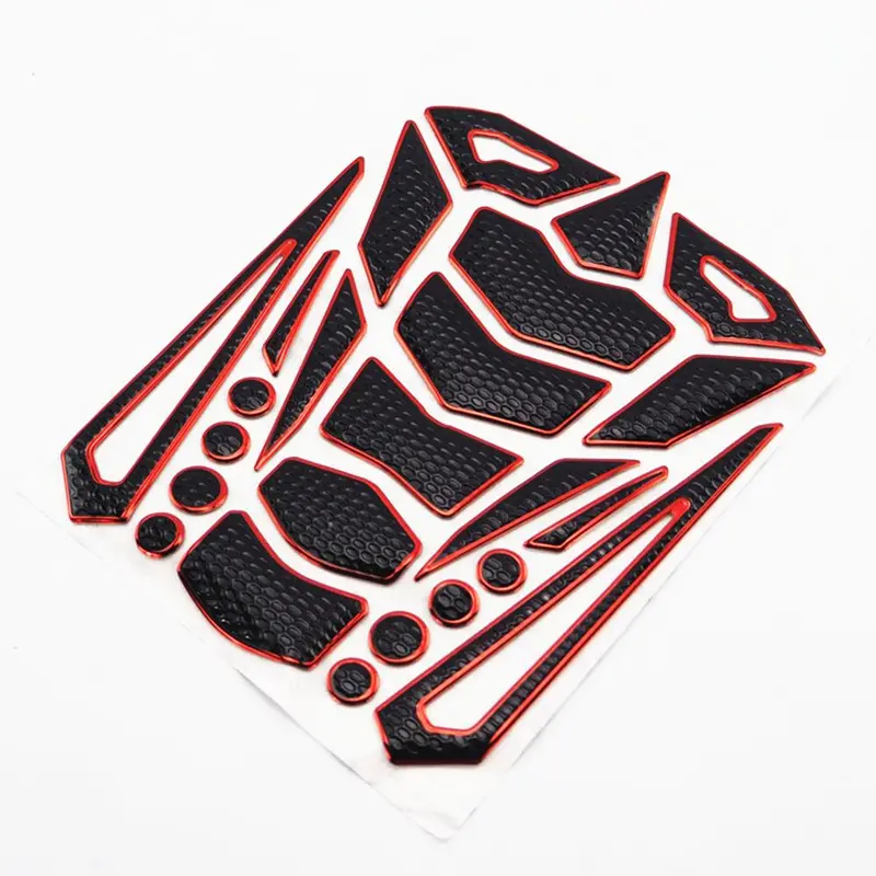 Motorcycle Tank Pad Sticker, Motorcycle Tank Protector Decal, Universal Motorcycle Decorative Sticker for Honda Suzuki Kawasaki Bicycle Travel 0