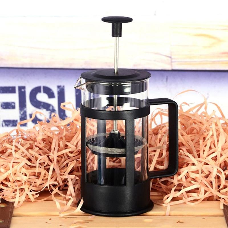 Filtration Plunger Stainless Steel Thickened Brewing Kettle Coffee Pot Tea Maker French Press 3