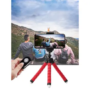 Portable Octopus Lazy Cell Phone Holder Sponge Desktop Cell Phone Holder Portable Cell Phone Holder